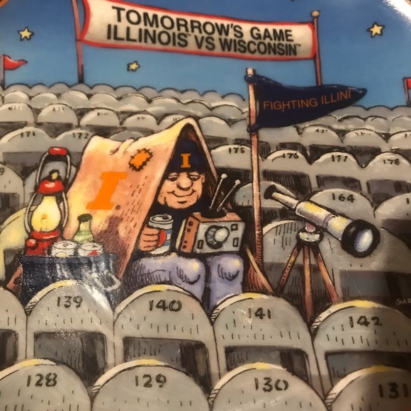 Illini Collector Plate - Picture 2 of 3